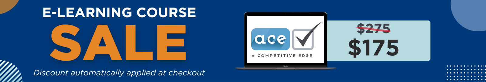PTA ACE (A Competitive Edge) Banner